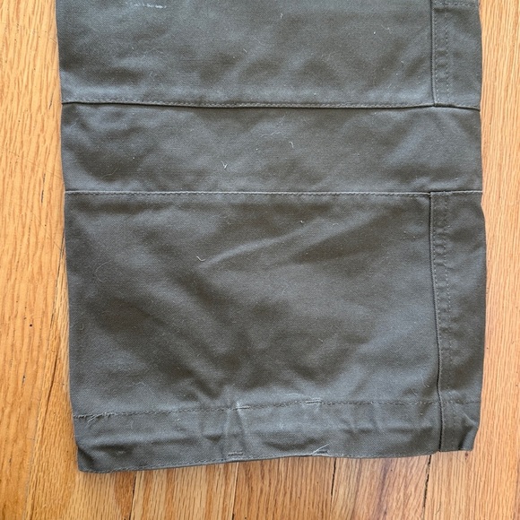 Fjallraven Men's sz 36 Gaiter Trousers No. 1 Olive Cargo Pants button fly - Picture 14 of 15